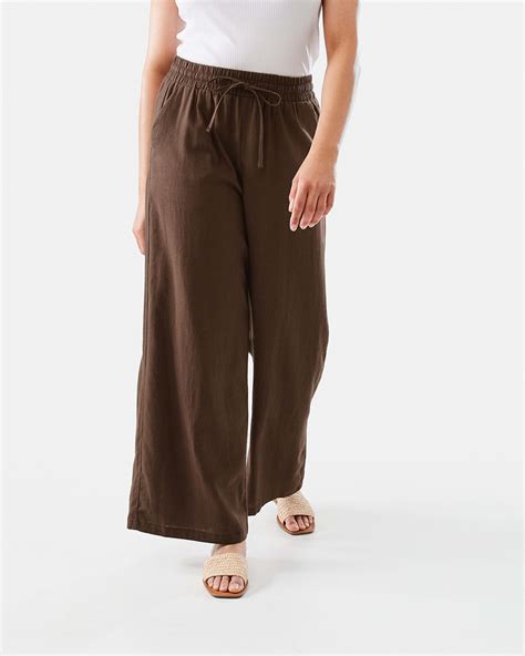 wide leg track pants - kmart